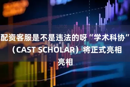 配资客服是不是违法的呀“学术科协”（CAST SCHOLAR）将正式亮相