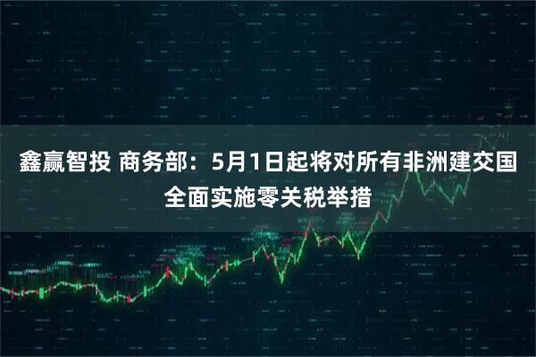 鑫赢智投 商务部：5月1日起将对所有非洲建交国全面实施零关税举措